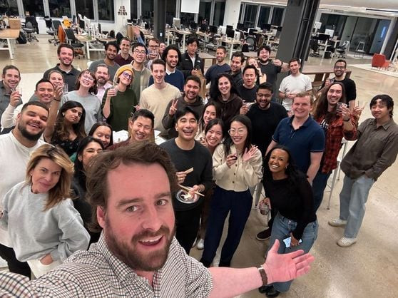 Team blind wine tasting night!