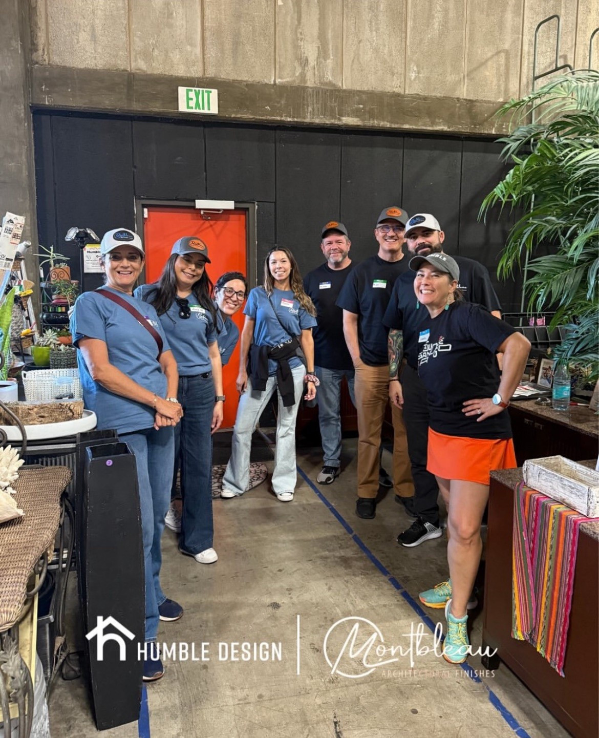 Montbleau team members rolled up their sleeves at Humble Design San Diego!