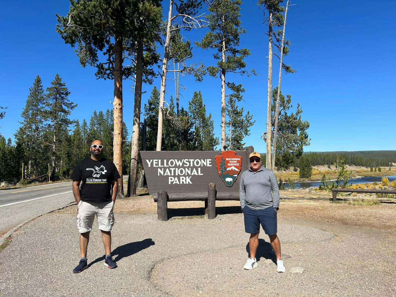 Management outing at Yellowstone