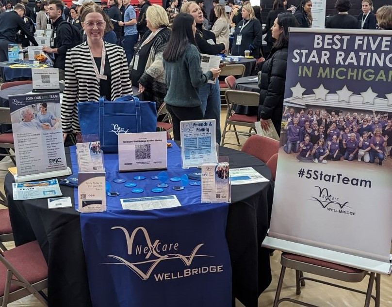 always smiling at recruiting events