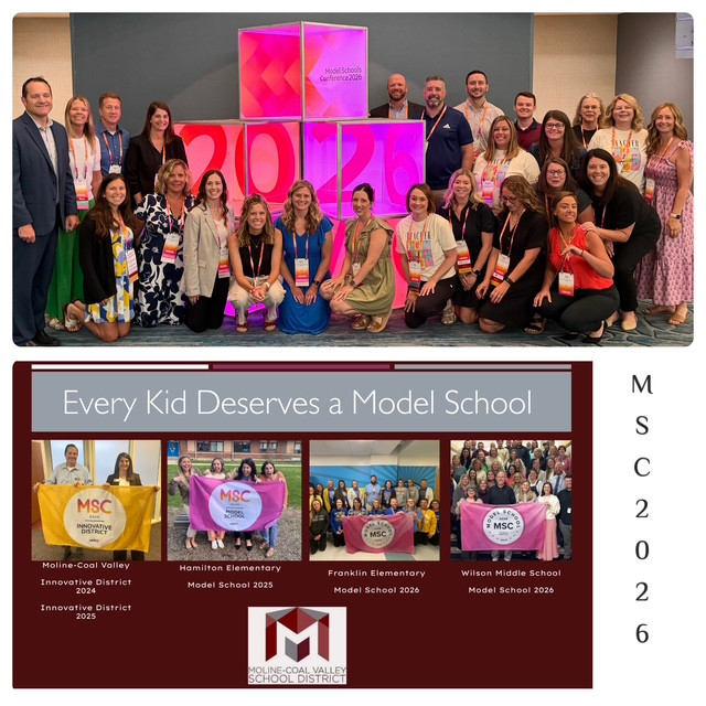 Three Model Schools, by Center for Model Schools, Franklin, Hamilton, Wilson. MCV is twice named an Innovative District!