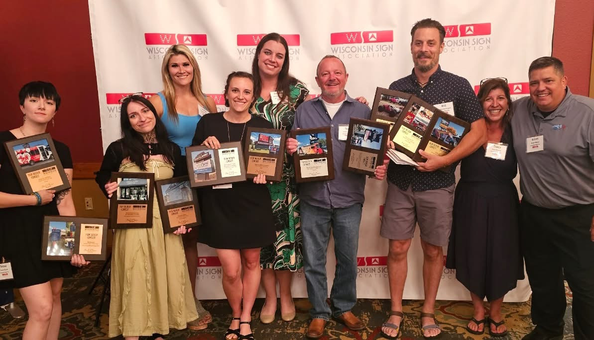 Recent awards we have won for our sign design