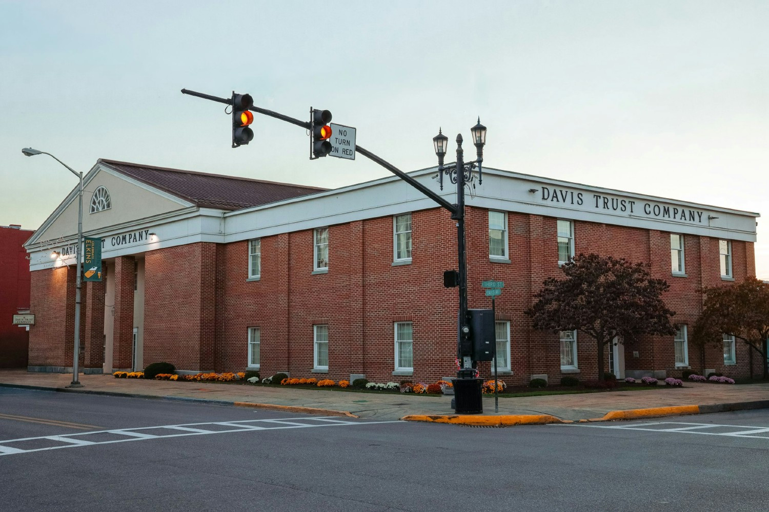 Davis Trust Company's headquarters in downtown Elkins, WV.