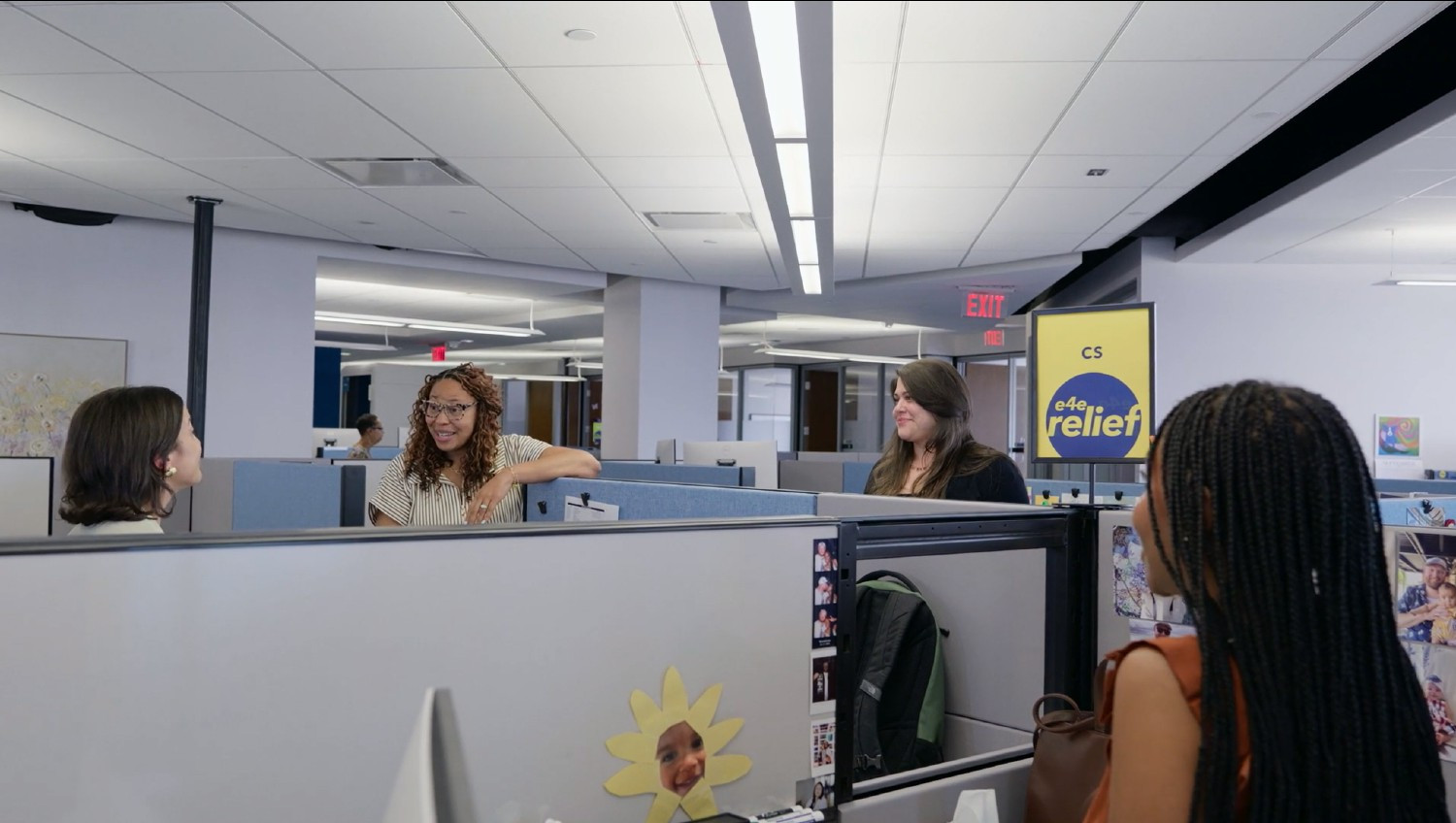 Members of our Impact team come together to collaborate closely on delivering compassionate, effective support. 