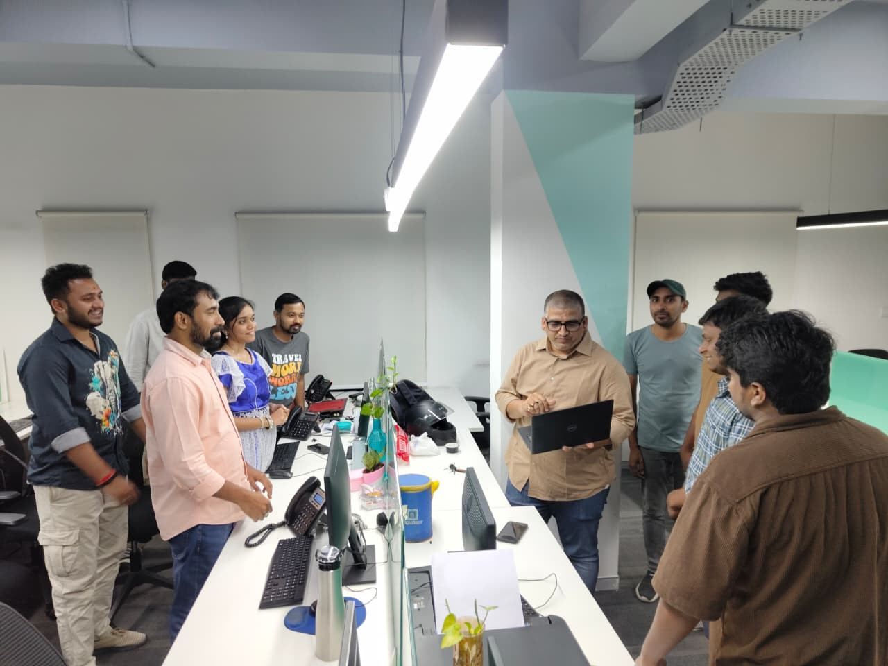 session with Centraprise Corp talent pool team on execution on process development