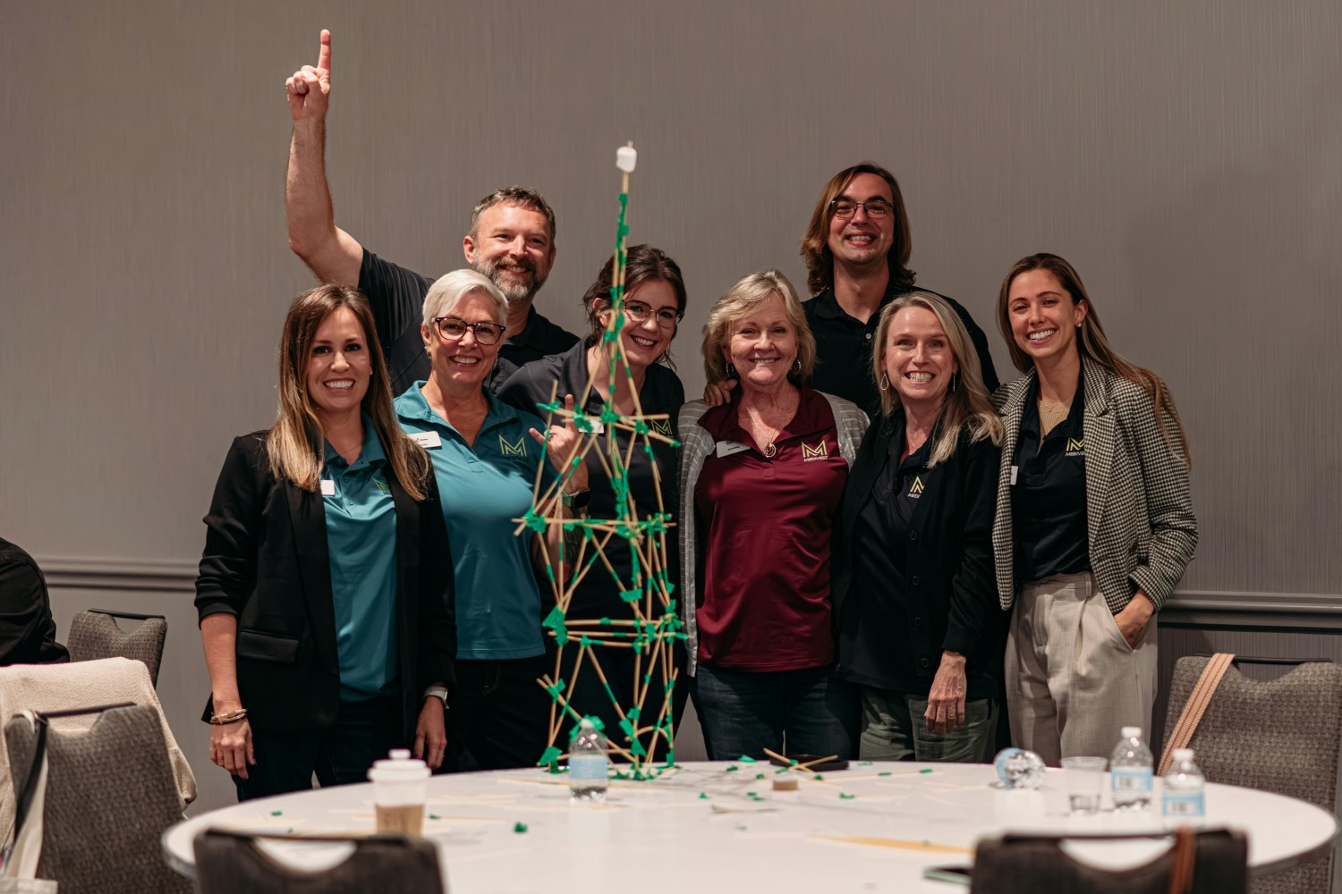 Team building activity winners at 2025 companywide gathering