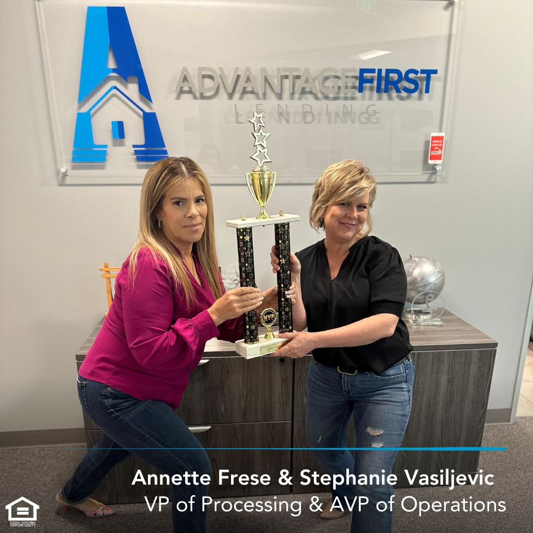 Annette and Steph celebrating a great month