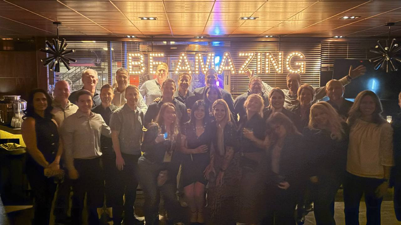 A team that lives the words behind us — together, we show up, support each other, and Be Amazing every day