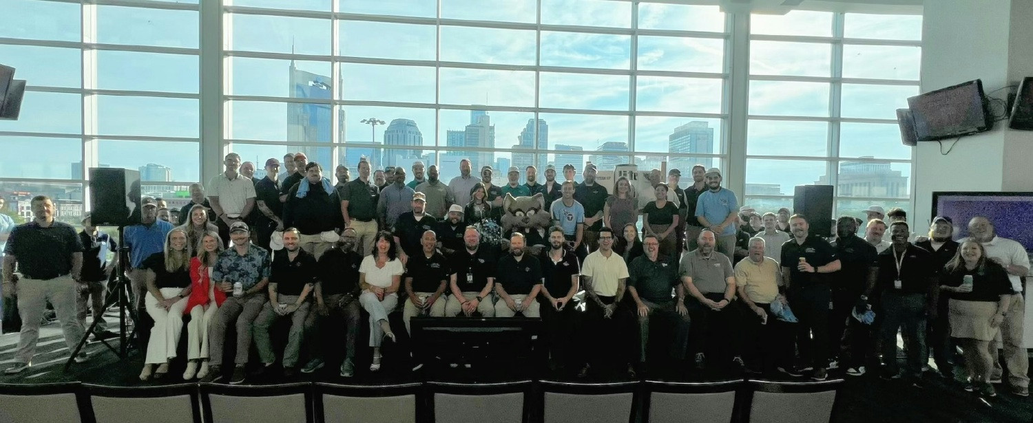 Sales team football season kick off at Nissan Stadium!