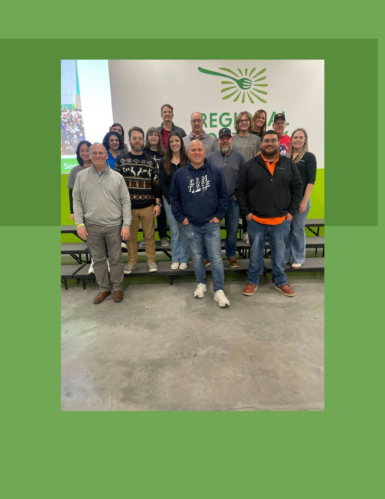 Compellier, Formulated Materials, and Smartbatch team members attending a volunteer event in Oklahoma City.