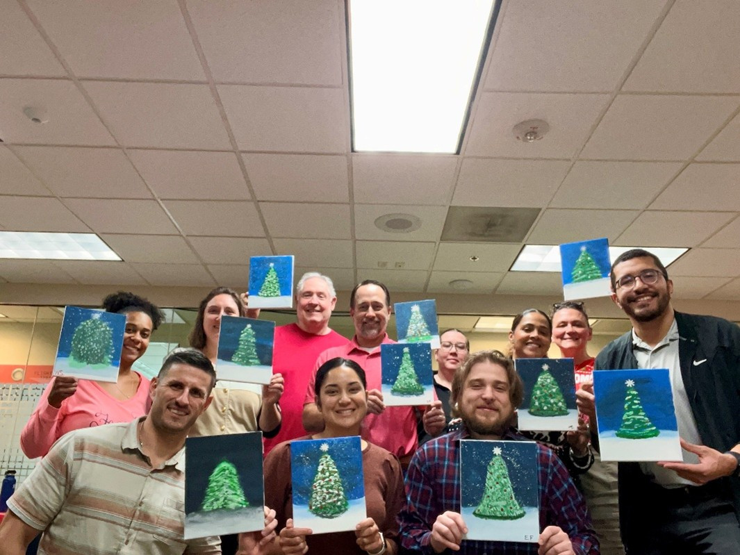 Provisio Team Holiday Canvas Painting