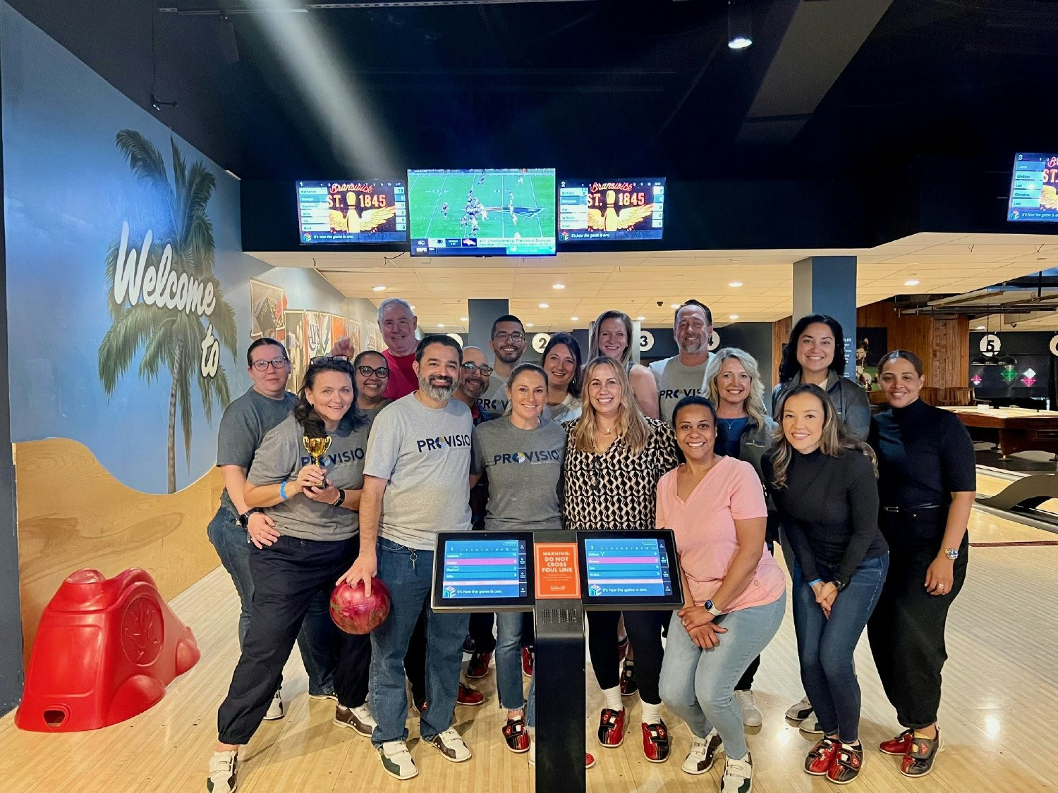 Provisio Holiday Bowling Party