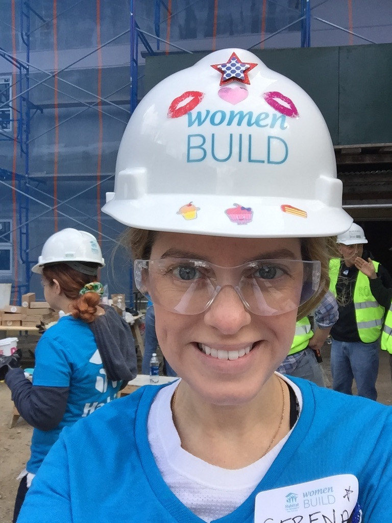 Participation in Habitat for Humanity's Women Build Event