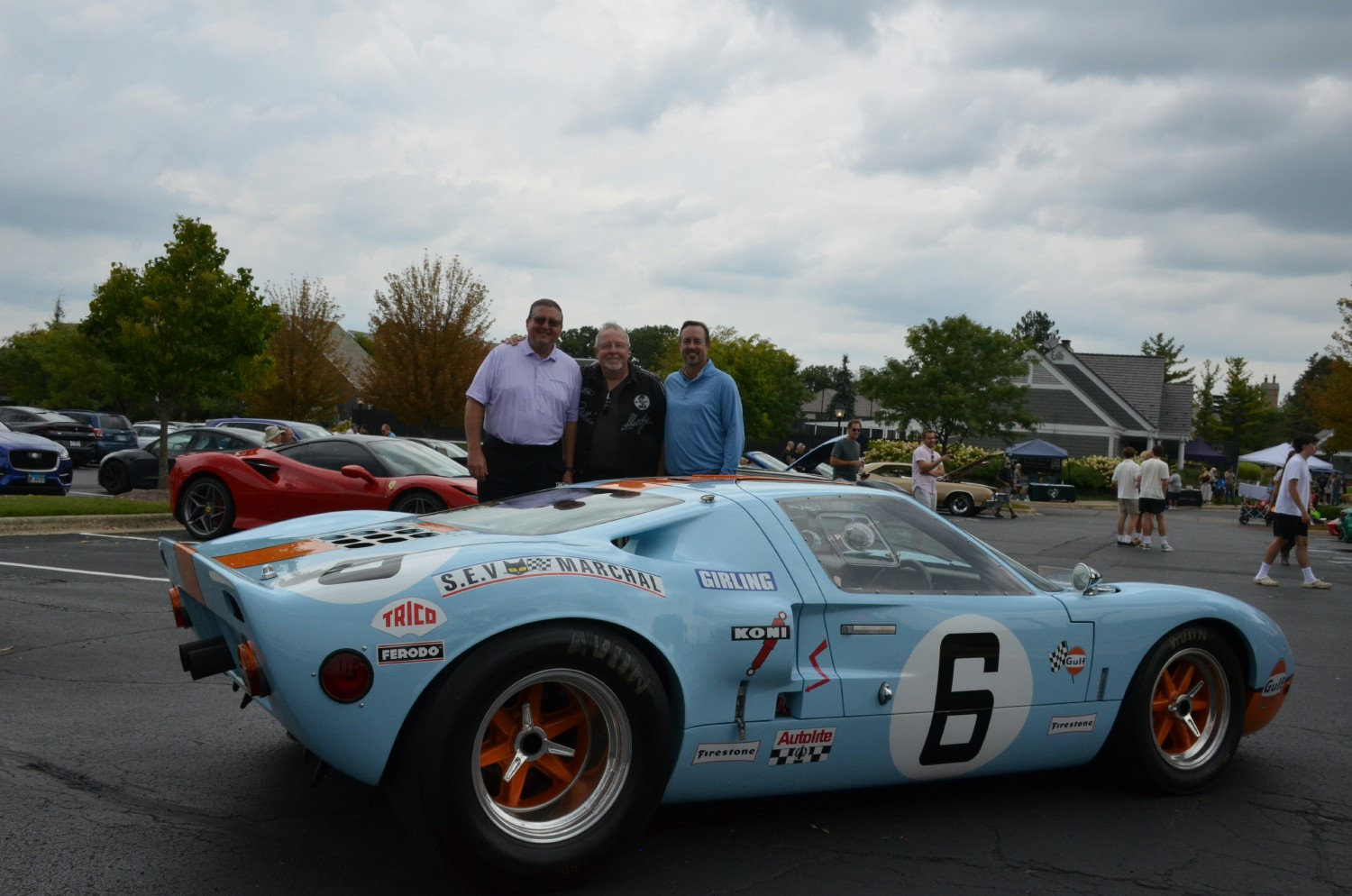 2025 K+H Charity Car + Dog Show - our founders with one of the show-stoppers