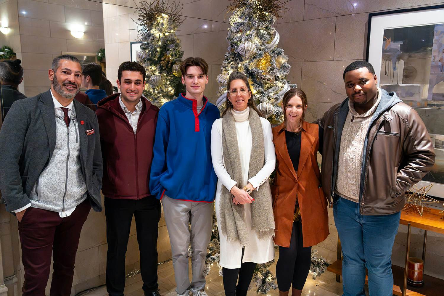 Our Center City Team during a Winter Holiday Resident Event