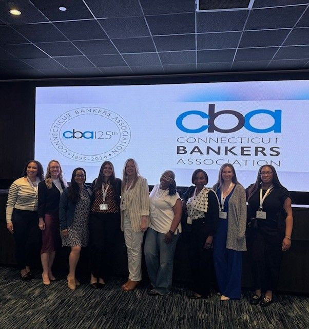 Team representing DR Bank at the CBA Women in Banking Conference, supporting leadership and advancement!