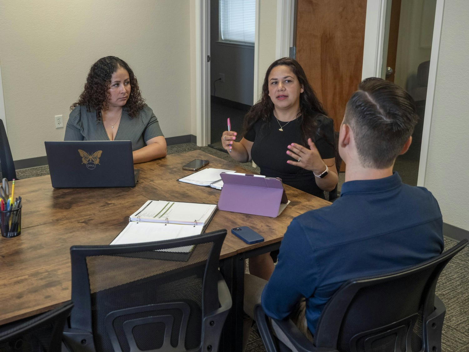 Staff across ten different offices work together to support over 600 individuals each year.