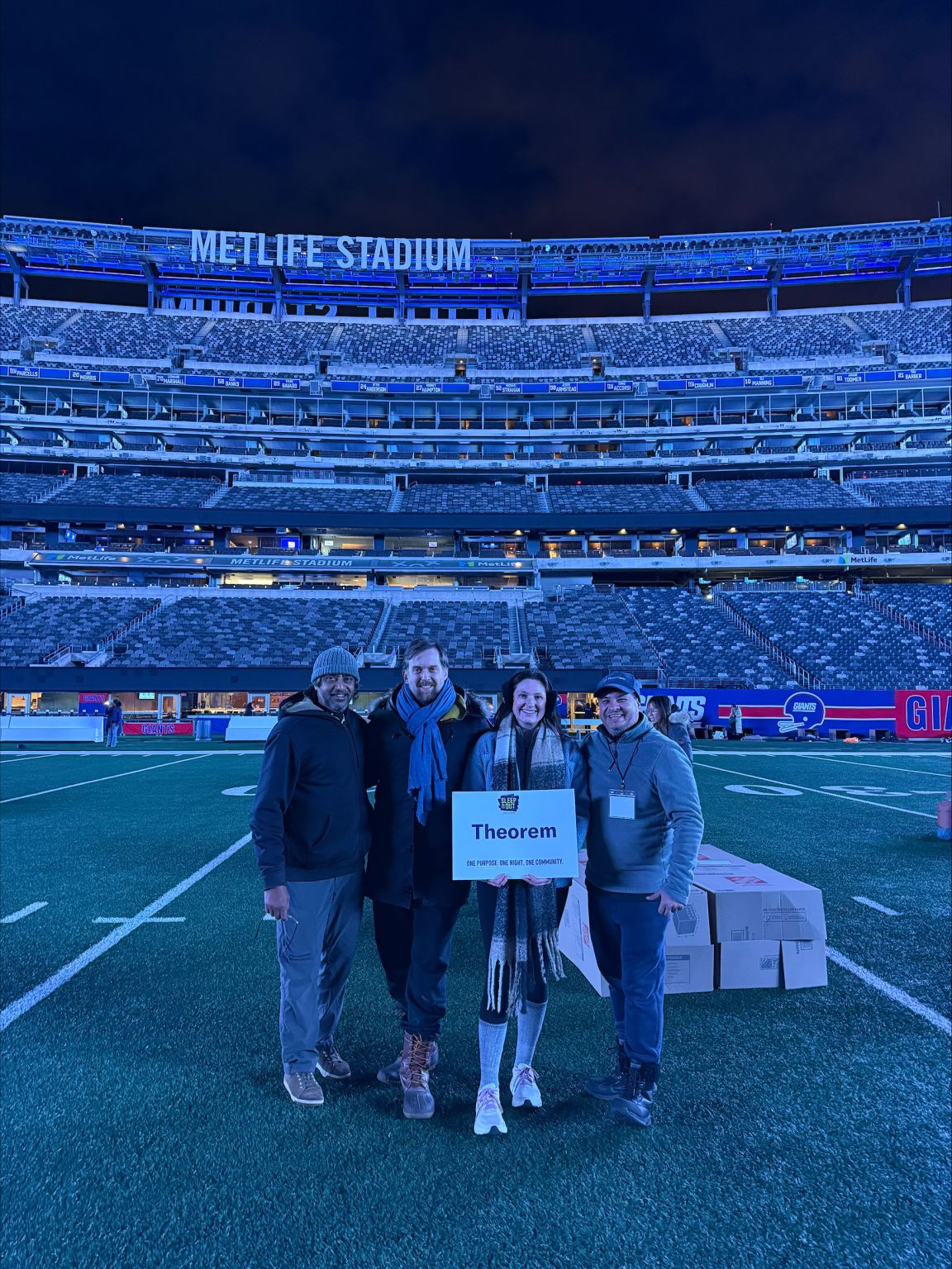 Theorem Charity Sleep-Out