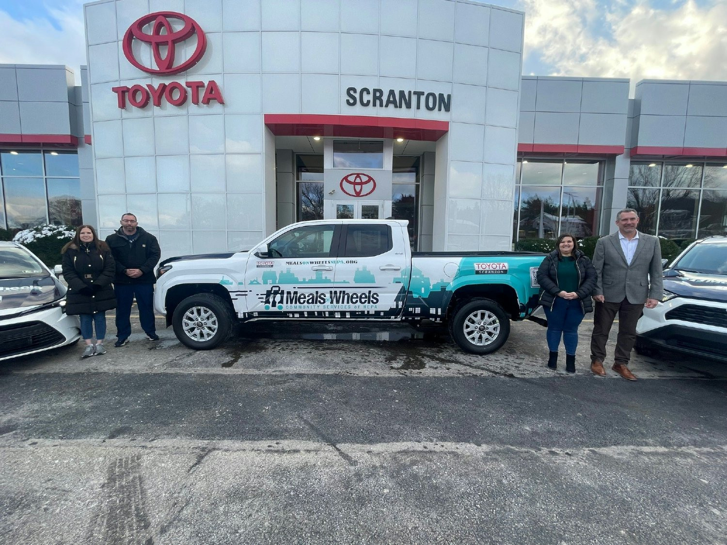 Vehicle presentation for the local Meals on Wheels