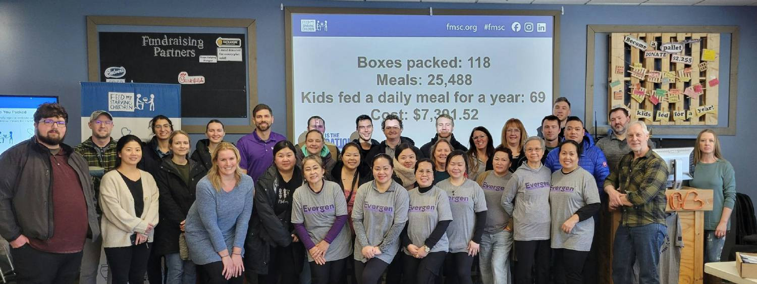 Eden Prairie Volunteer project - Feeding children 