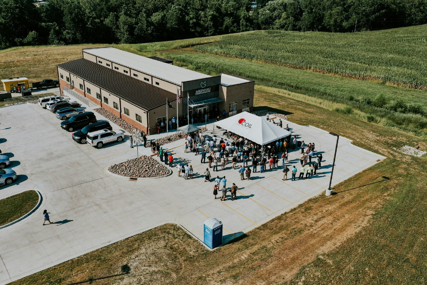 Grand opening celebration for Coil’s recently completed industrial build in Glasgow, Missouri.