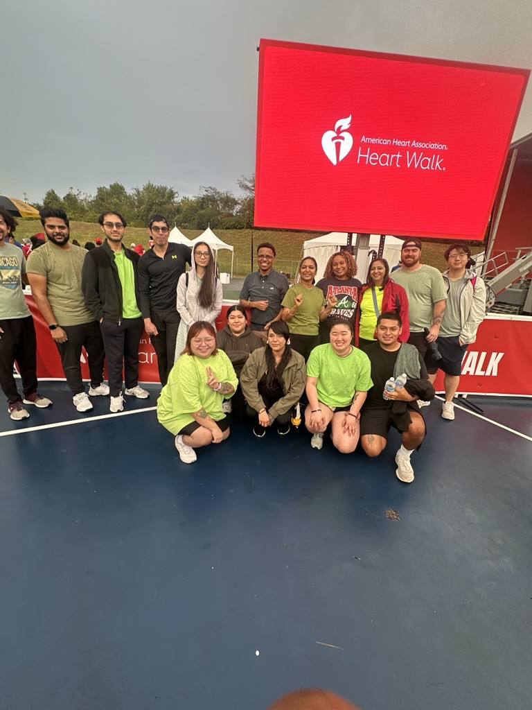 Zywie representing at the ATL American Heart Walk!