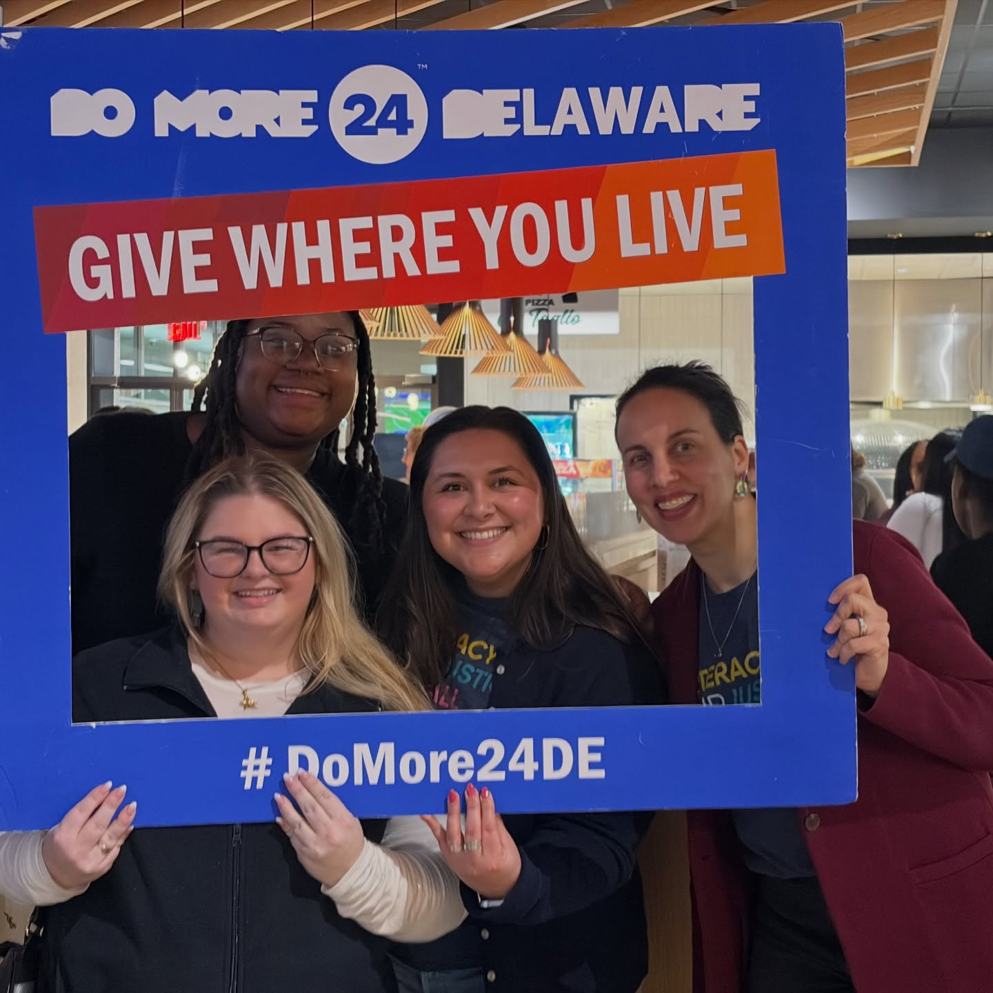 Reading Assist team members at the Delaware Do More 24 day of giving