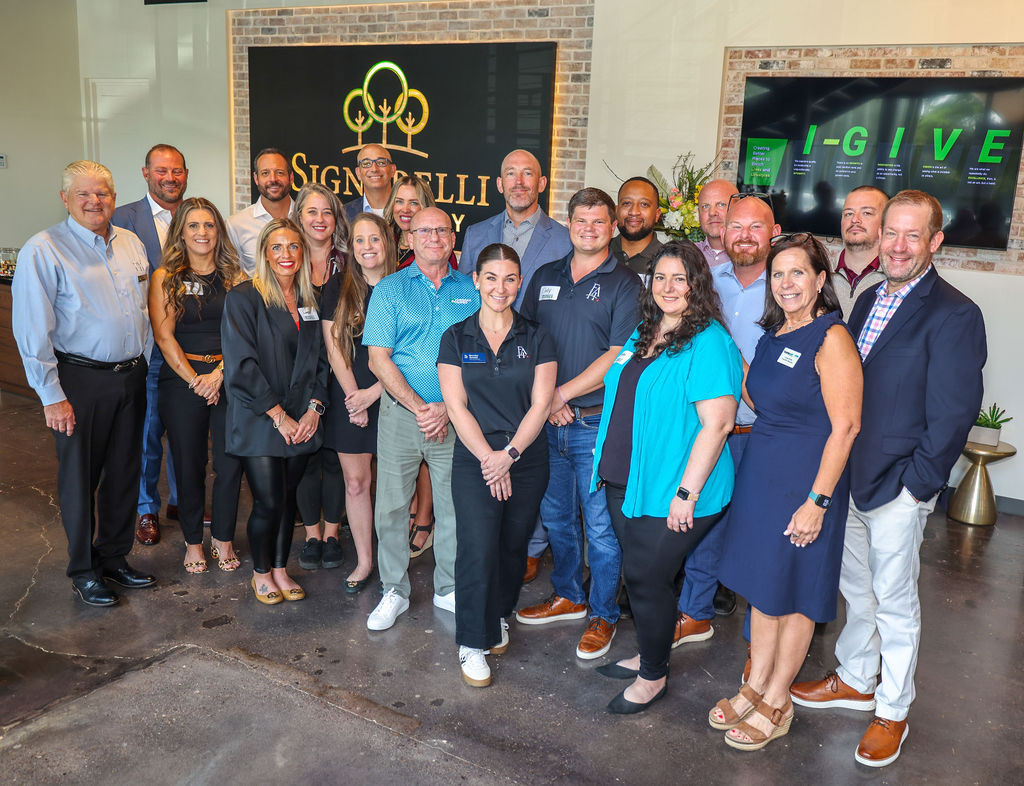 Celebrating completion of the Greater Houston Builders Association HomeAid project.