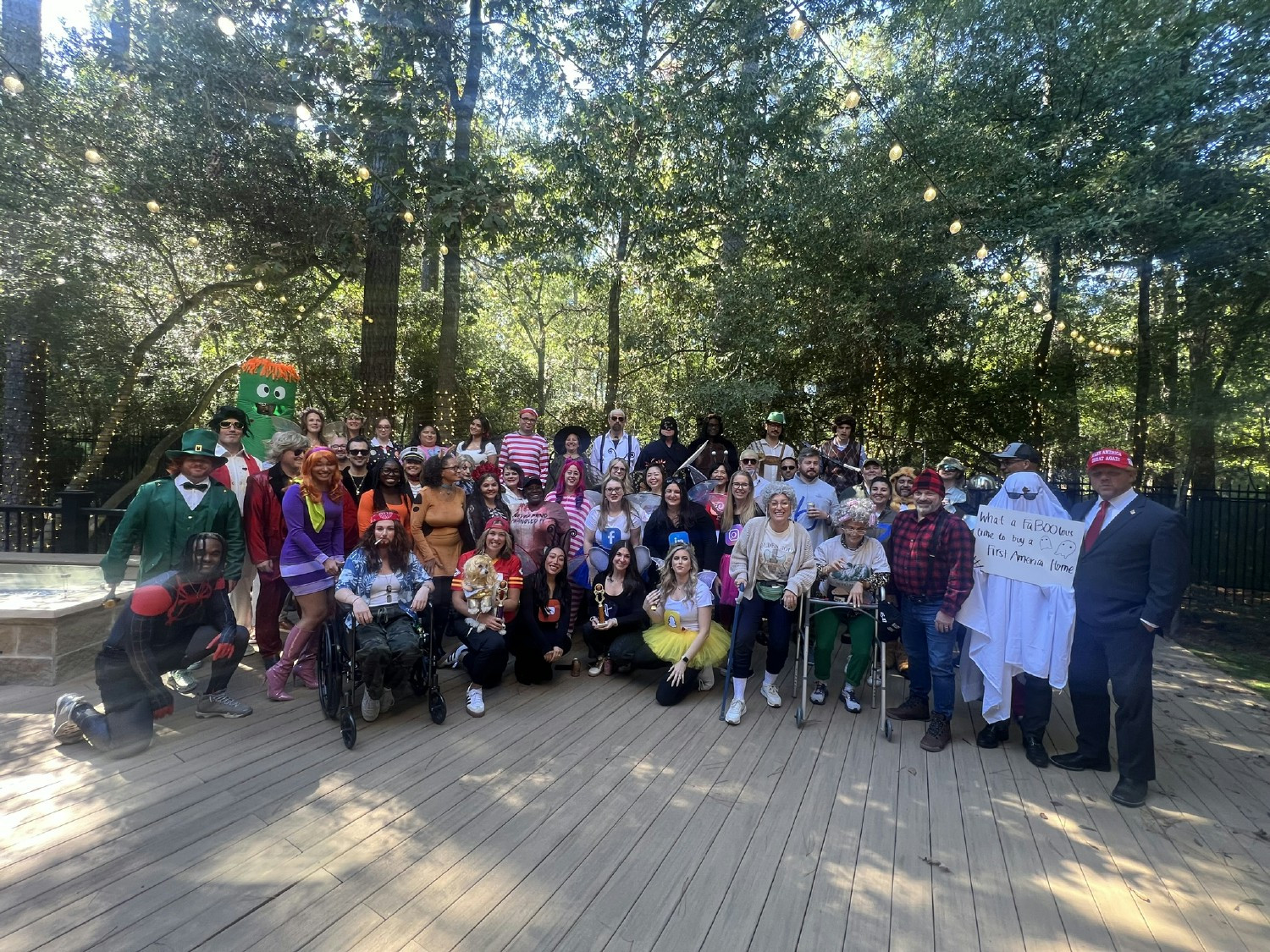 Getting spooky at the annual Halloween costume contest and party.