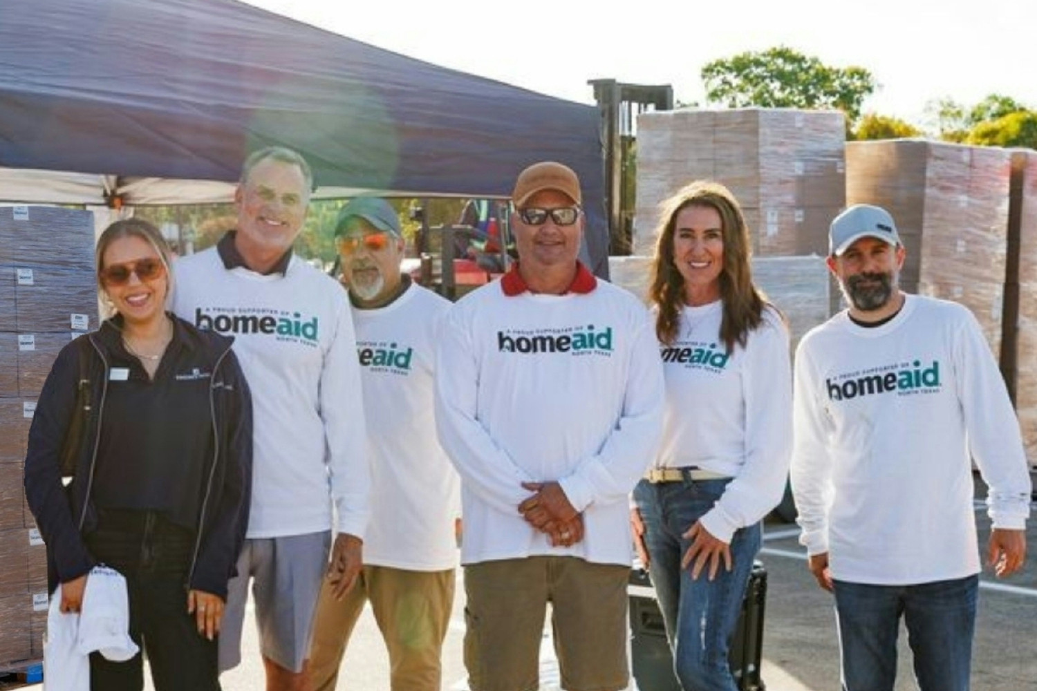 Our team in action at the Builders for Babies Diaper Drive in North Texas, making a meaningful impact in our community.