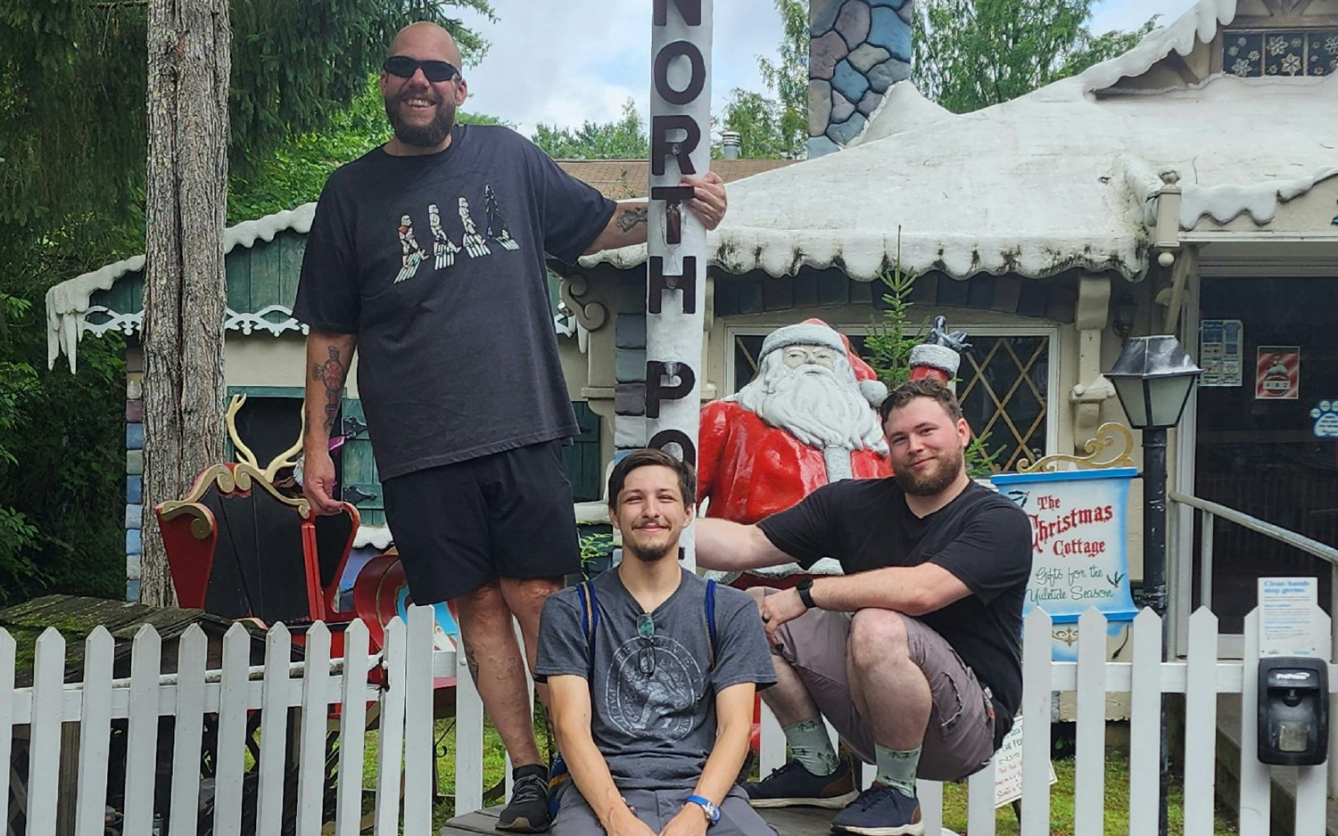 ome of our CAD/Design team visited the North Pole, which became their Holiday card.
