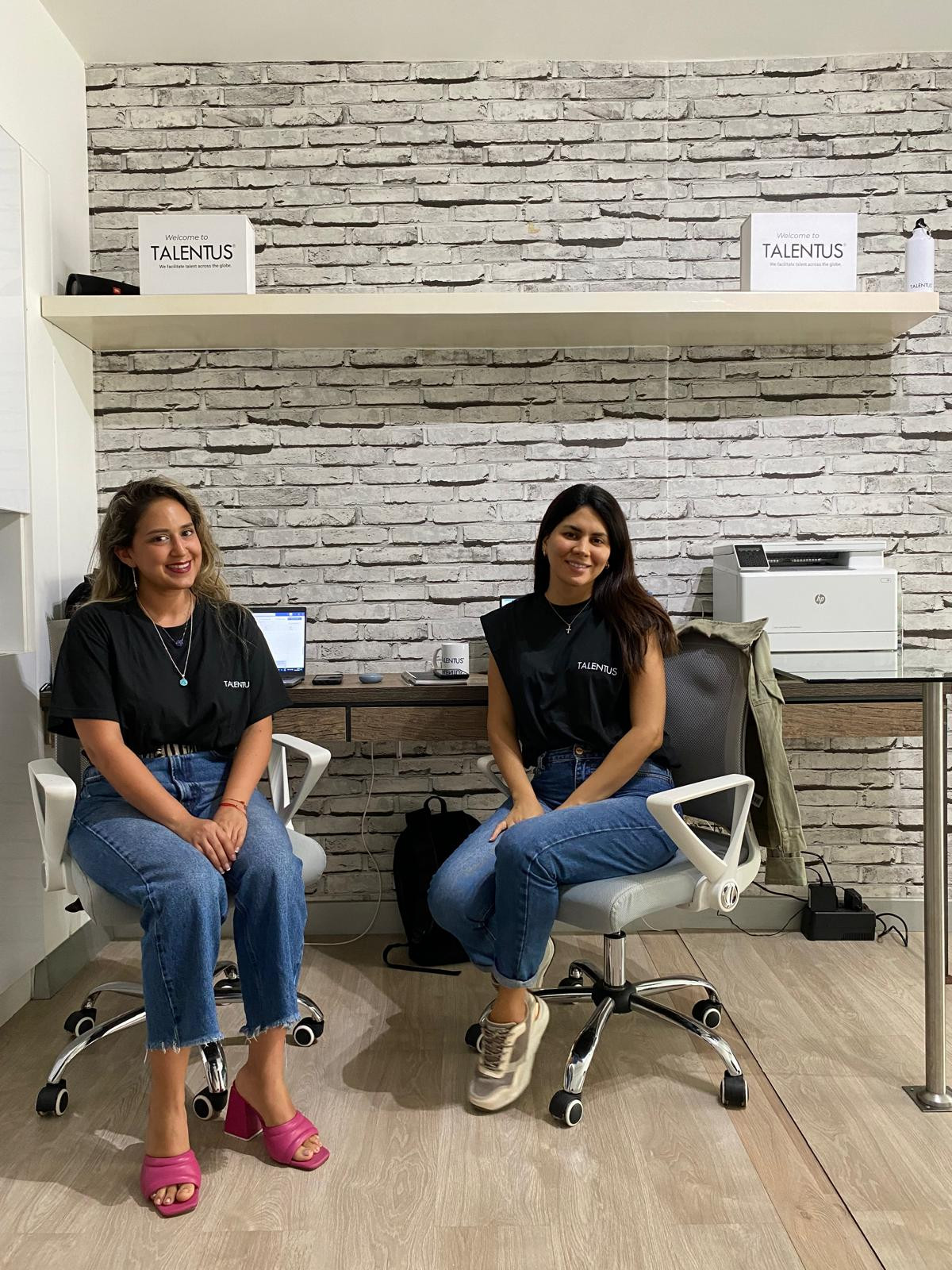 Team members in our offices.