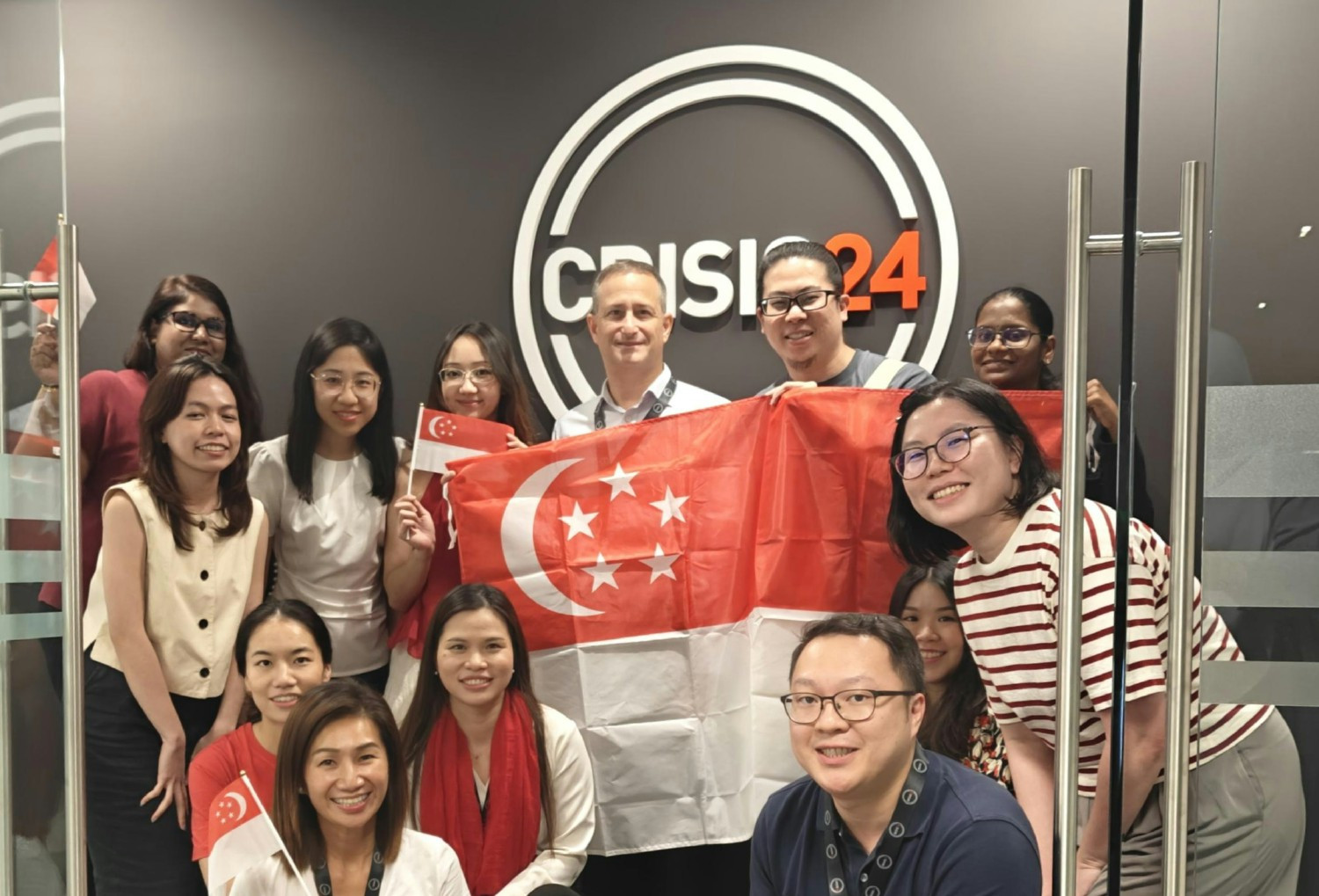 Celebrating Singapore National Day with our colleagues.