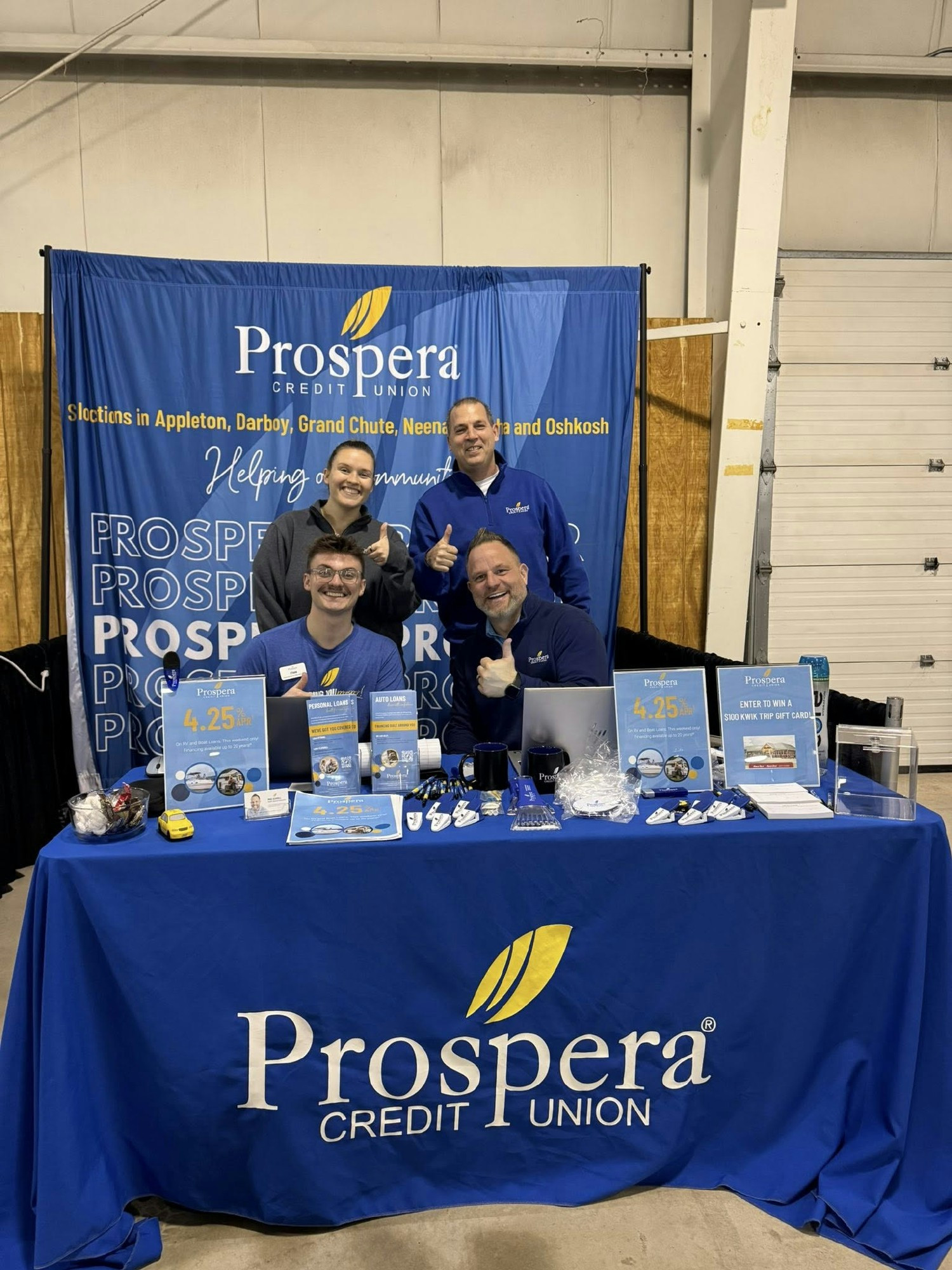 Team members helping members find their dream boat!