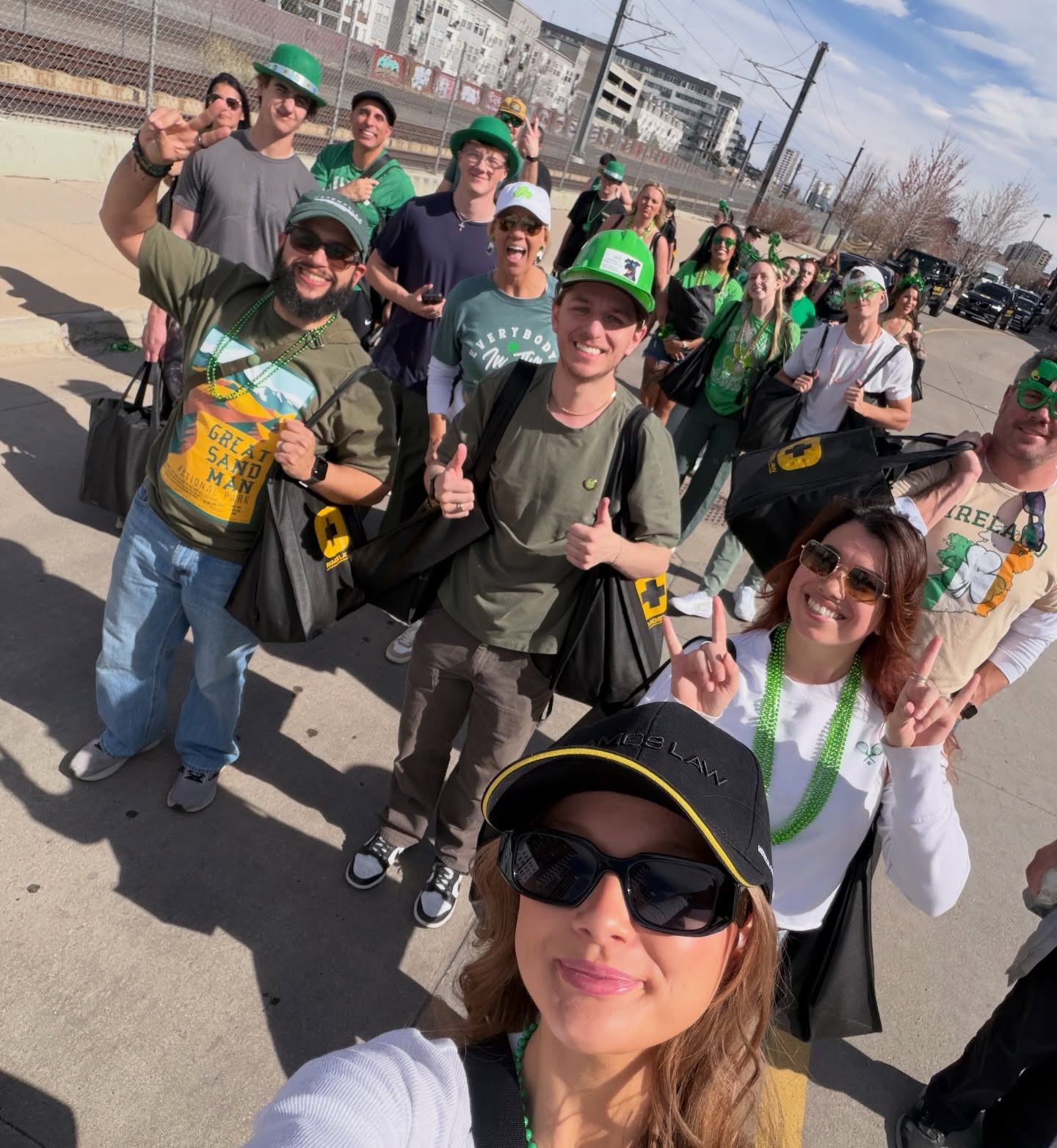 Celebrating 7 years of participating in the Denver St. Patrick's Day Parade and each time gets better and better.