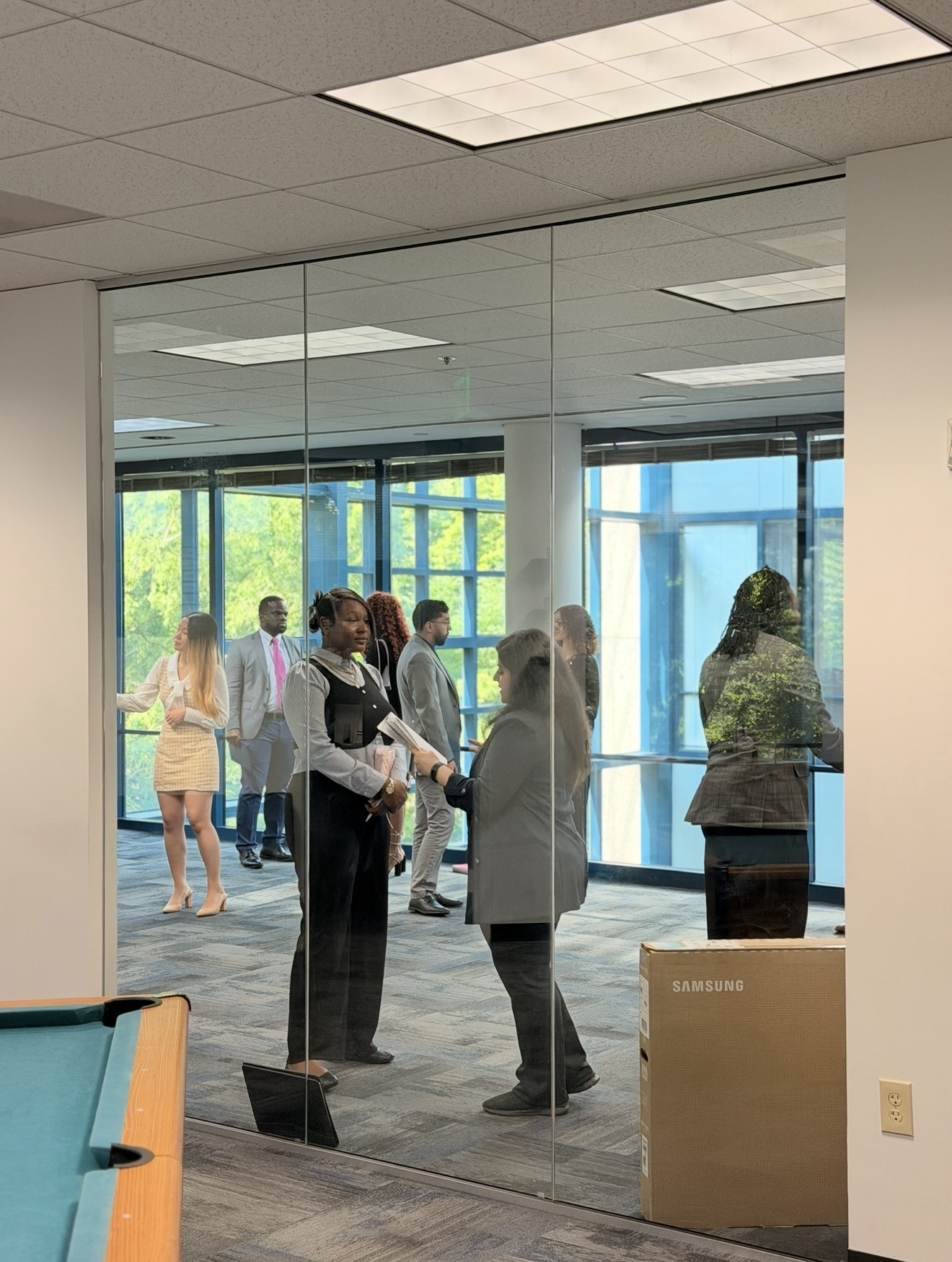 A lot of the training in our office comes from working directly alongside each other every day. 