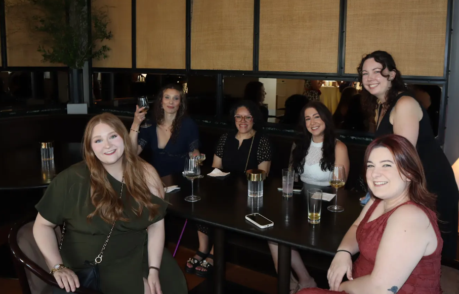 Our team gathering together to celebrate, connect, and support one another beyond the clinic walls