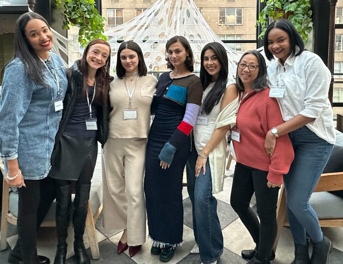 Connection and community in action: our team sharing a moment of joy and team-building together.