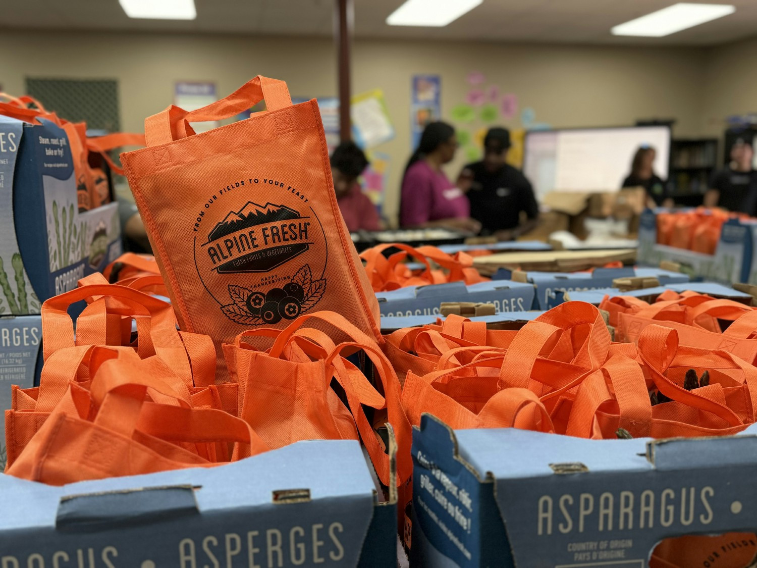 Thanksgiving Community Giving: Our team helped feed Broward County families with fresh vegetables for Thanksgiving.