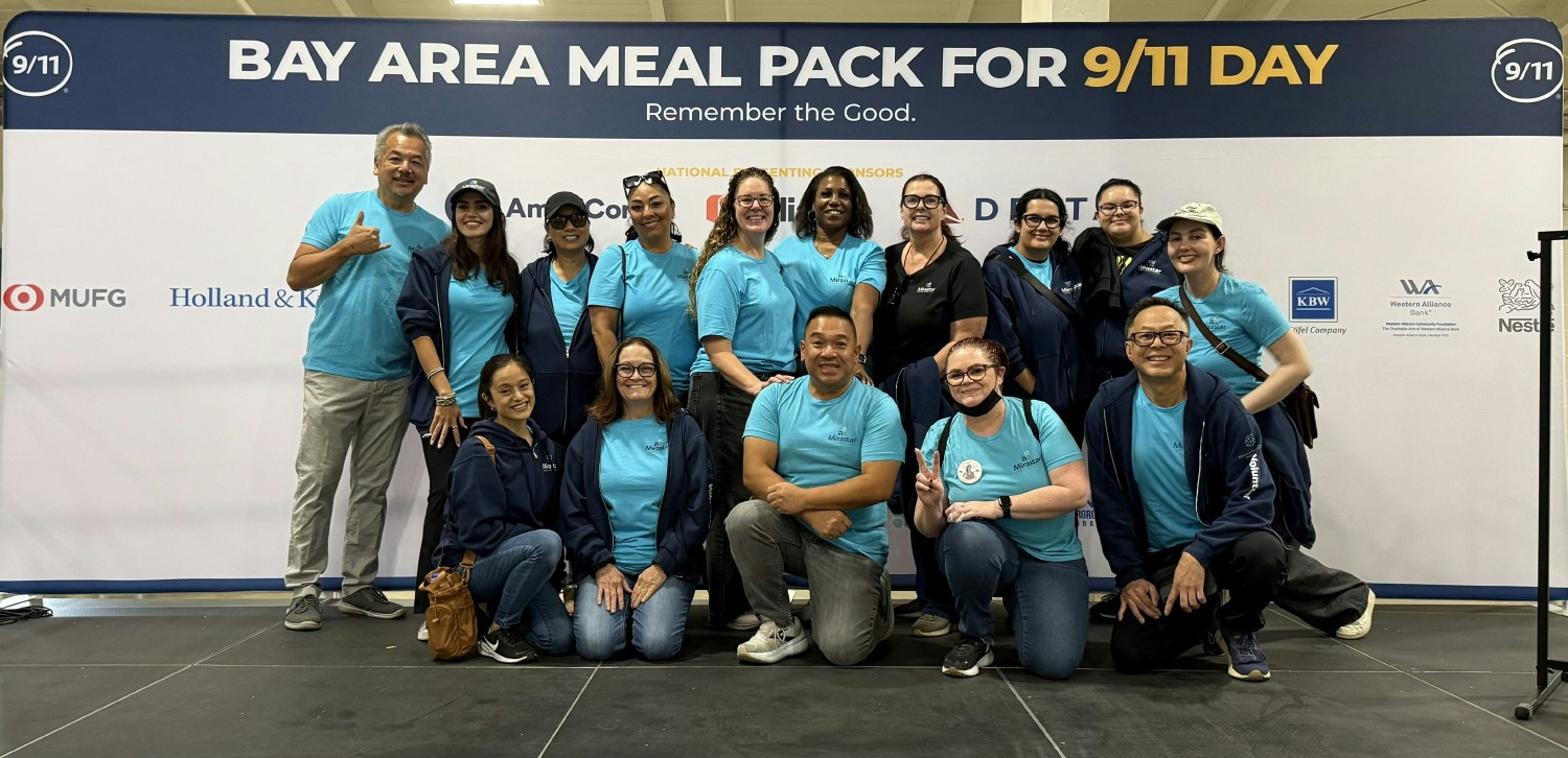 Mirastar joined 9/11 Day of Service, packing meals and honoring lives lost, turning a day of tragedy into a day of hope.