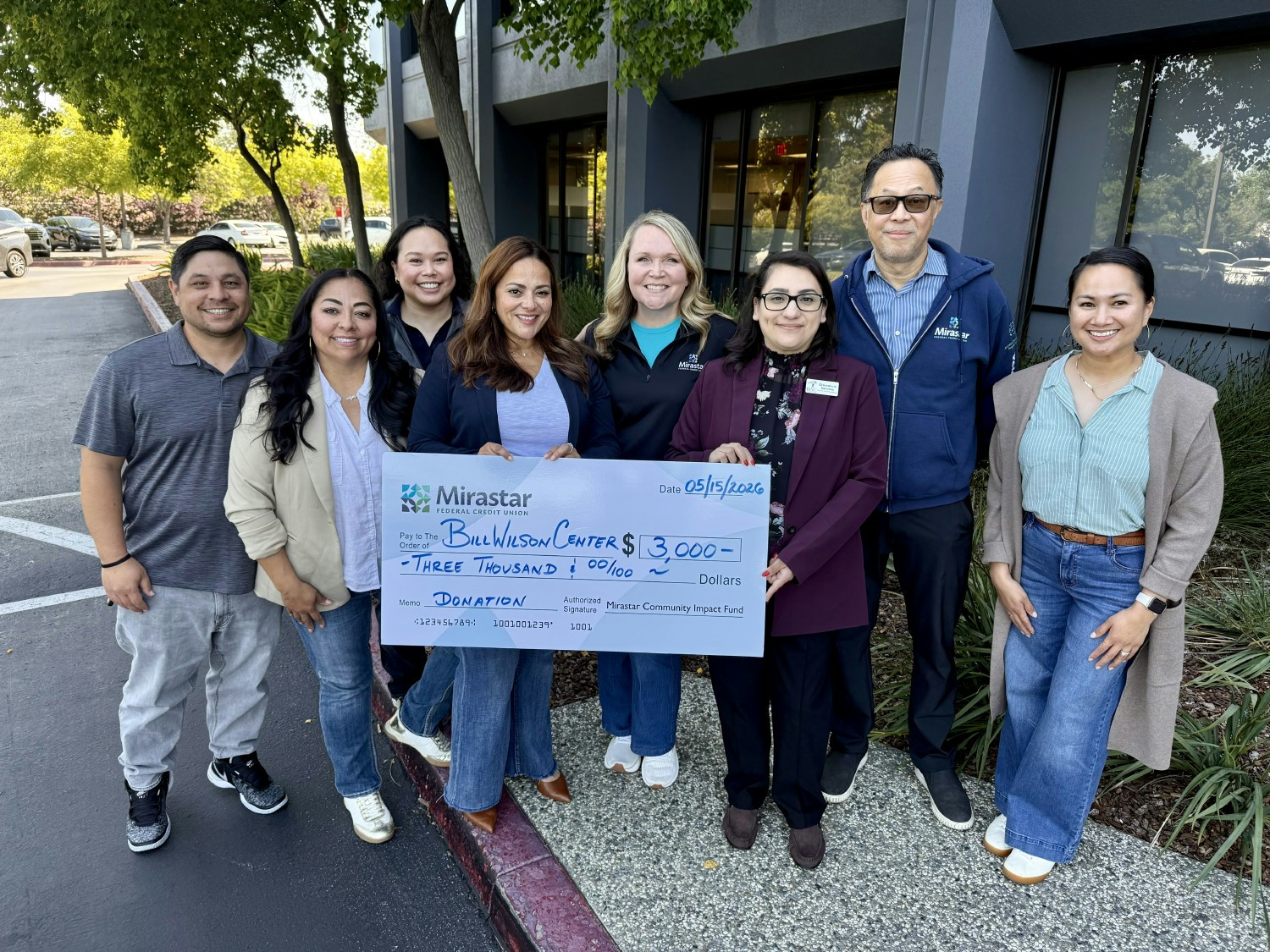 Mirastar’s Unity Impact event supported Bill Wilson Center with hygiene kits and a financial gift.