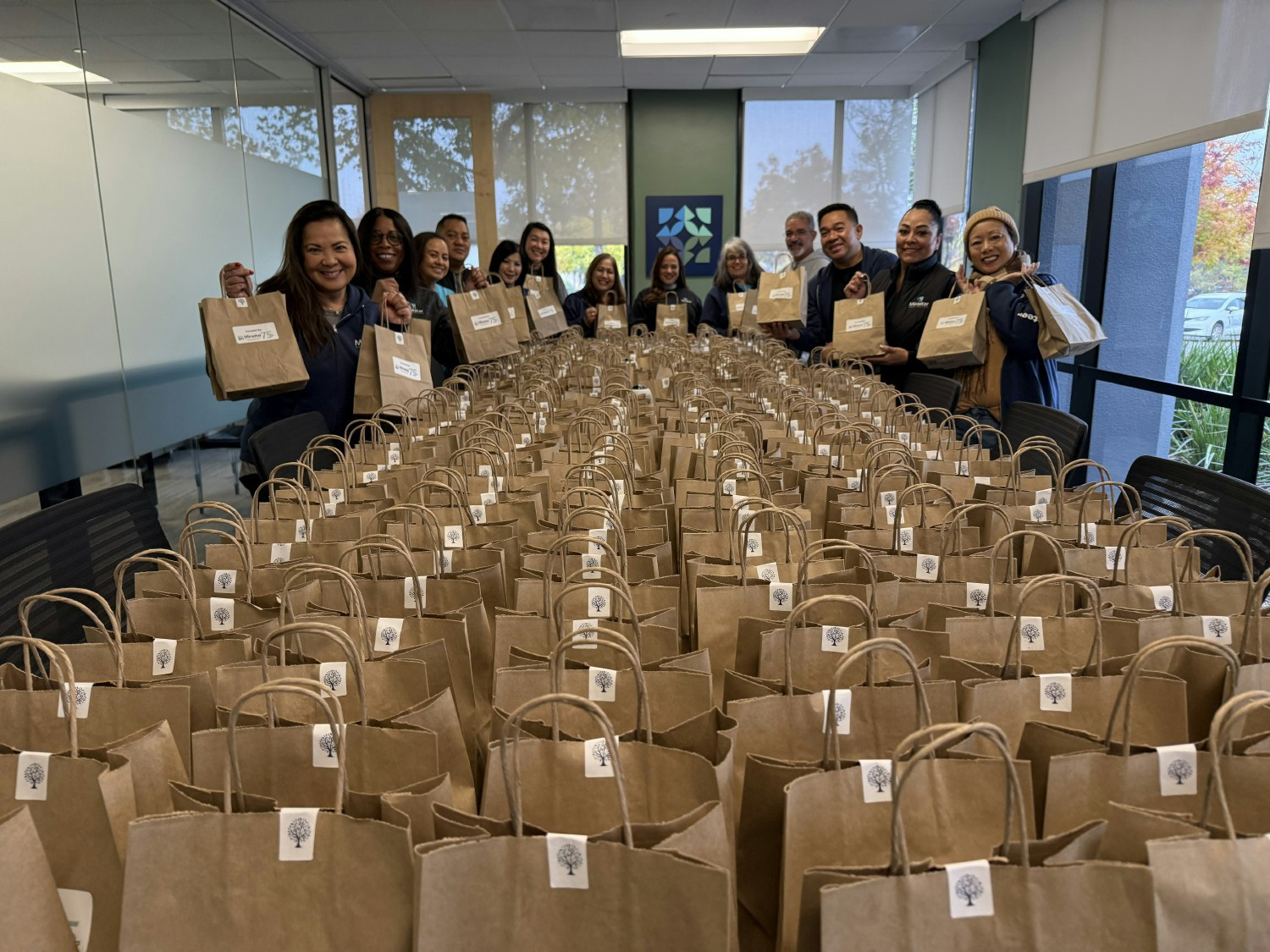 Mirastar turned a Saturday into impact by creating snack packs supporting Amigos de Guadalupe.