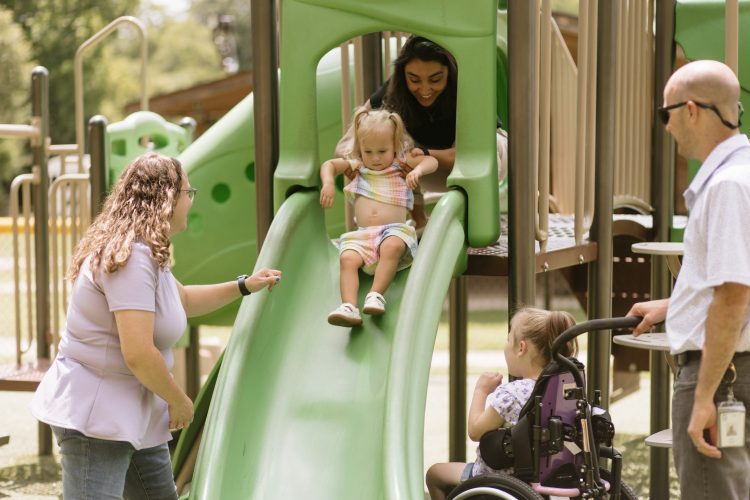 Family Training is always the best part of our week. Here Erica is working on including siblings in play.