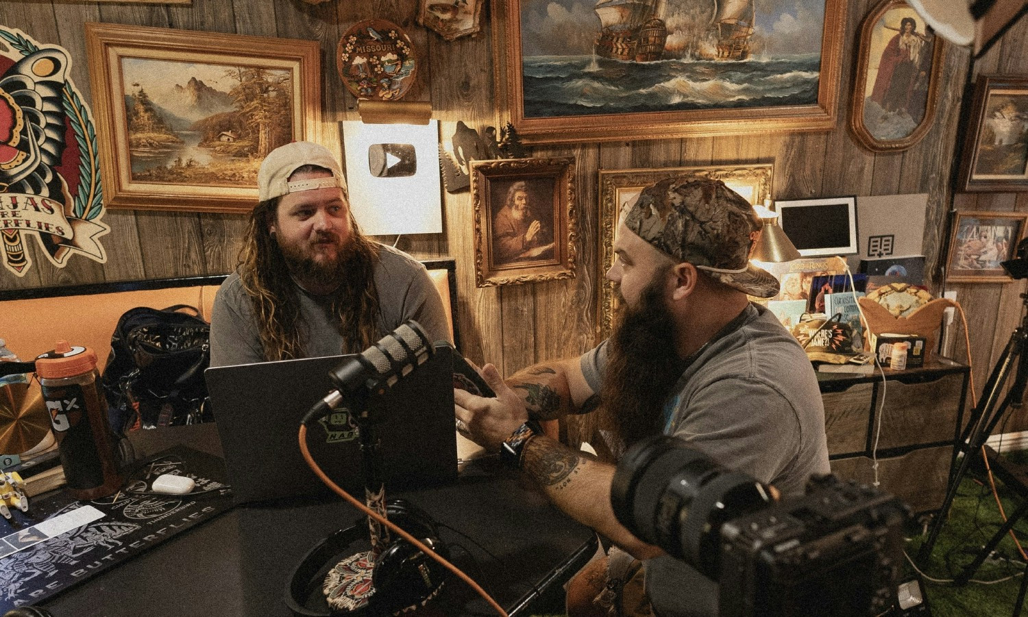 The Ninjas are Butterflies podcast records onsite at Sunday Cool sharing comedy, stories and conspiracy theories.