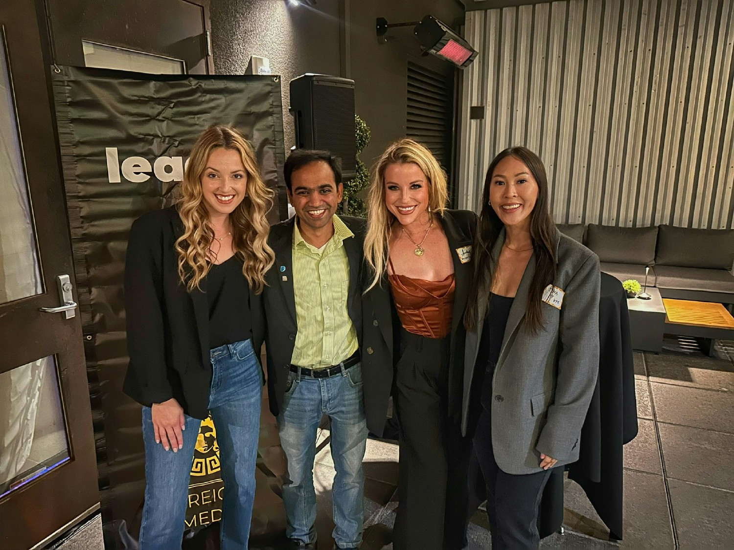 Meeting with clients at our San Francisco Marketers Connect Event
