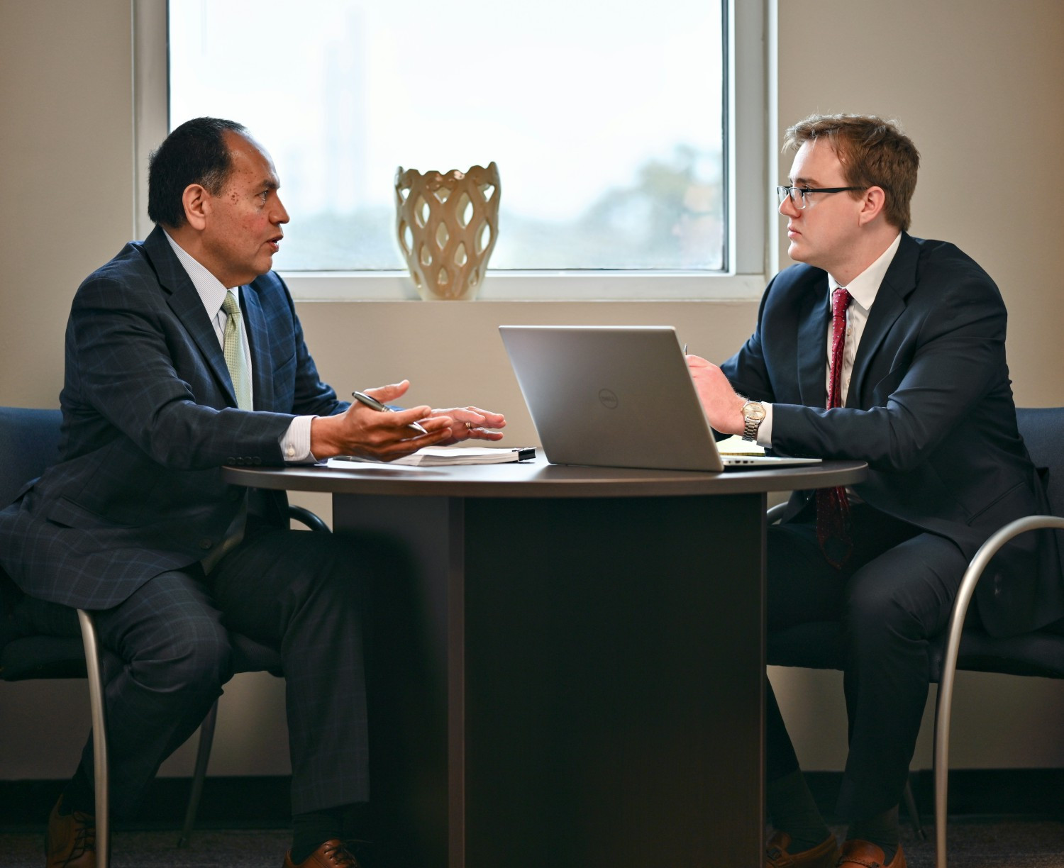 Attorneys having a meetings