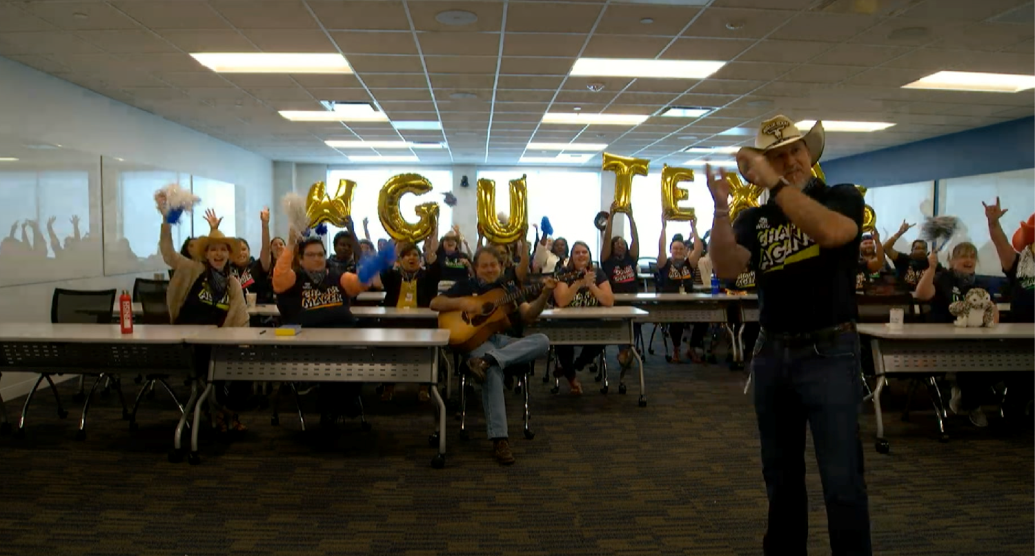 WGU Texas employees participating in All Hands annual meeting