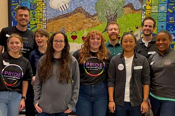 Plante Moran's LGBTQ employee resource group volunteering in the community