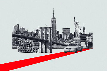 New York icons, including the Brooklyn Bridge, Empire State building and Statue of Liberty